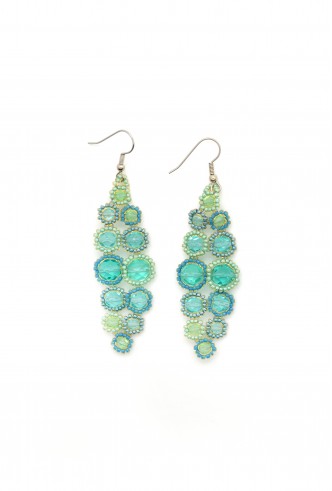 Crystal Almond Earrings Crystal Almond Earrings